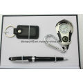 Mens Watch Gift Set com pingente